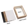 Light Brown Wooden Double Photo Frames, thumbnail 4 of 4
