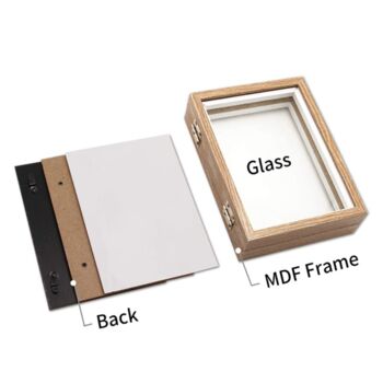 Light Brown Wooden Double Photo Frames, 4 of 4