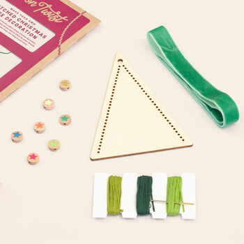 Make Your Own Stitched Christmas Tree Decoration, 7 of 7