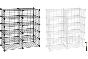 Diy Modular Shoe Rack With Metal Frame, 10 of 10