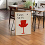 Take A Seat Retro Living Room Wall Art Print, thumbnail 10 of 10