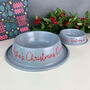 Personalised Christmas Pet Bowl, thumbnail 2 of 4