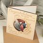 Engagement Wooden Engraved Photo Greetings Card, thumbnail 2 of 3