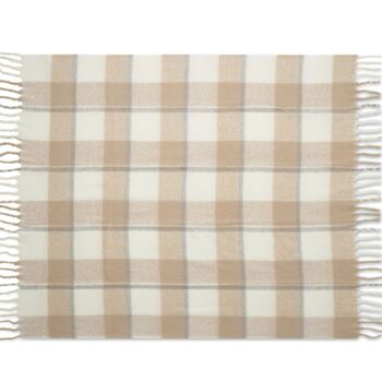 Personalised Chequered Mohair Feel Blanket, 9 of 9