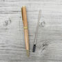 Handmade Ballpoint Pen Recycled Whisky Barrel Oak, thumbnail 8 of 11