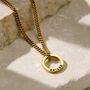 Personalised Men's Mini Quote Circle Necklace, thumbnail 4 of 8