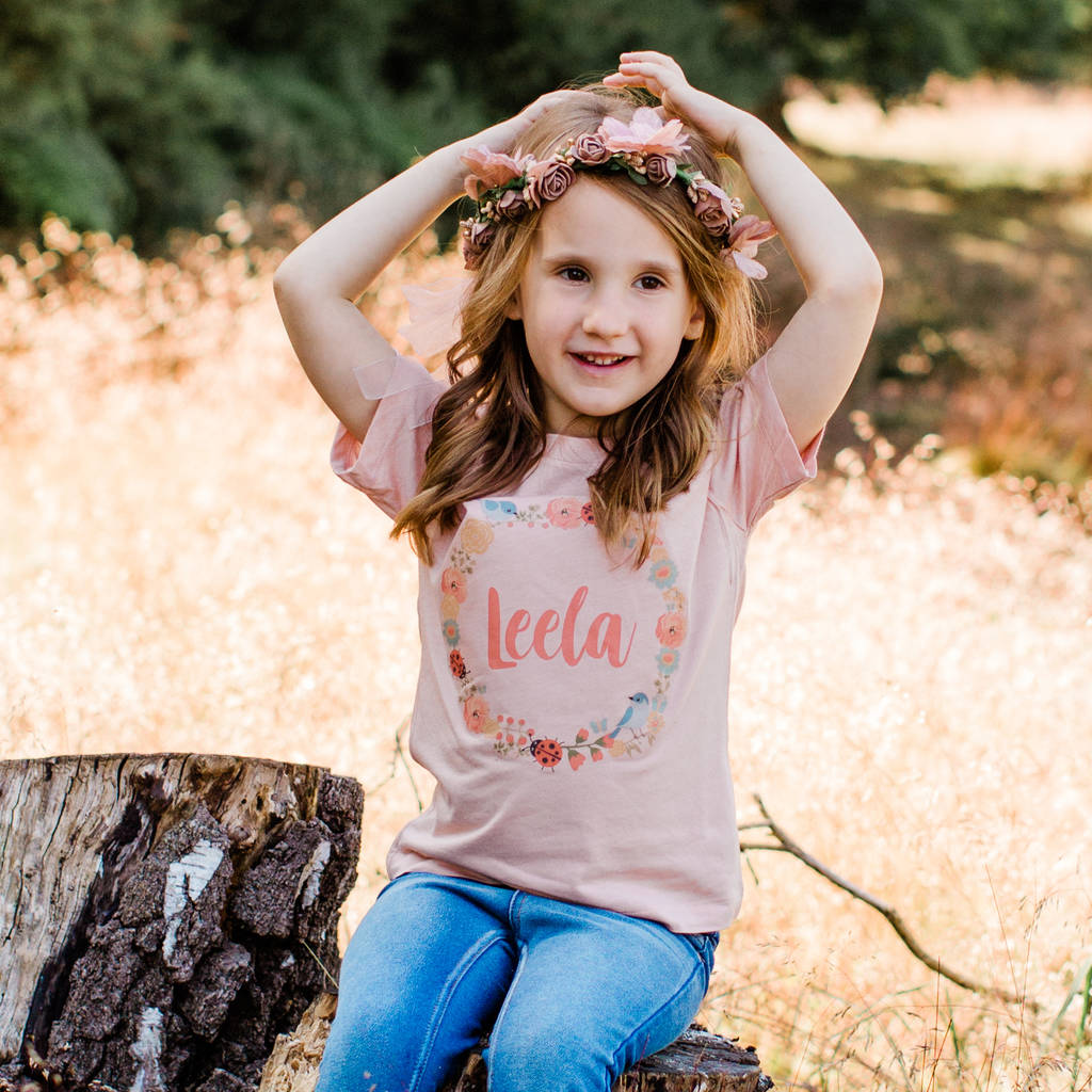 Personalised Nature T Shirt By Little Baby Boutique