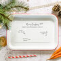 Personalised Christmas Eve Plate | Tray For Santa, thumbnail 4 of 5