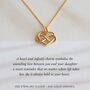 Daughter Necklace, Infinity Heart Charm, Gift For Christmas, Birthday, thumbnail 3 of 10