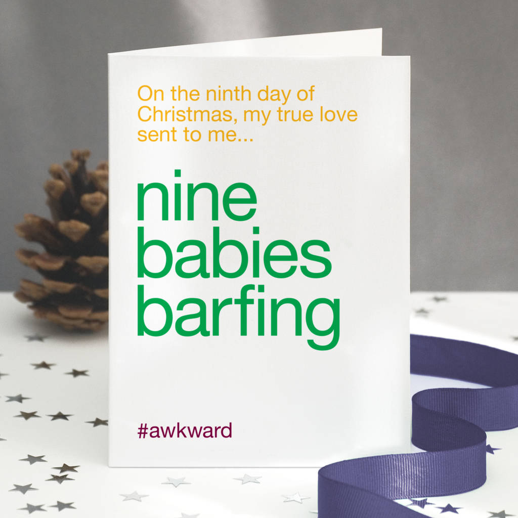 Babies Christmas Card