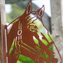 Metal Horse Head For Outdoors Garden Decoration, thumbnail 2 of 4