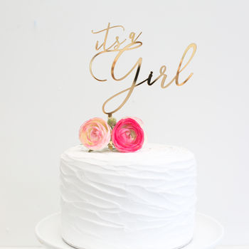 'It's A Girl' Cake Topper, 2 of 2