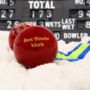 Personalised Vintage Leather Cricket Ball, thumbnail 1 of 9