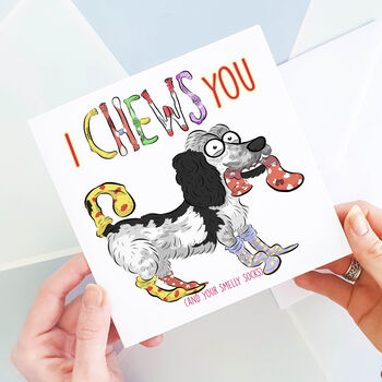 I Chews You Love Card, 2 of 3