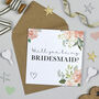 Manhattan Bridesmaid Card, thumbnail 1 of 6