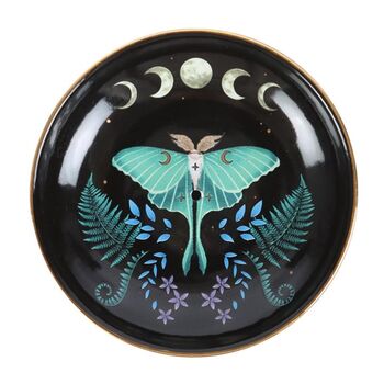 Luna Moth Ceramic Incense Plate, 4 of 4