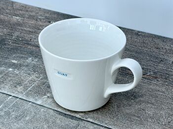 White 'Goat' Mug, 2 of 3