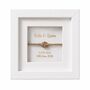 Personalised 'Tied The Knot' Framed Wedding Gift, thumbnail 5 of 9