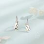 Sterling Silver Puffin Bird Hook Earrings, thumbnail 1 of 10