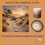 Natural Calm : Candle And Crystal Agate Set, thumbnail 2 of 4