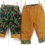 Reversible Jungle Cheetah Baby Kids Cotton Trousers, thumbnail 1 of 8