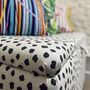 Dalmatian Print Ottoman For End Of Bed, thumbnail 2 of 3