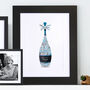 Personalised 80th Birthday Champagne Word Art, thumbnail 7 of 10