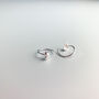 Sterling Silver Heart Ear Jacket Earrings, thumbnail 3 of 6