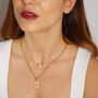 Tarot Card 'The Sun' Tag Style Necklace, thumbnail 1 of 8