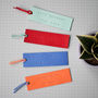 Personalised Leather Bookmark For Teachers, thumbnail 3 of 11