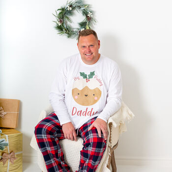 Personalised Christmas Family Matching Pyjamas Christmas Pudding, 8 of 11