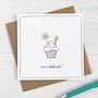 Birthday Cupcake Sparkler Card, thumbnail 1 of 4