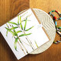 Gold Foiled Bamboo Birthday Card, thumbnail 1 of 5