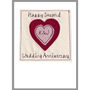 Personalised Heart Anniversary Or Valentines Day Card, thumbnail 10 of 12
