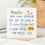 'Auntie I Have Loved You My Entire Life' Card, thumbnail 3 of 4