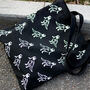 Black Canvas Dinosaur Tote Bag Gift For Kids, thumbnail 7 of 7