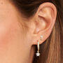 18ct Gold Plated Flower Stud Earrings Gift For Women, thumbnail 1 of 2