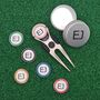 Personalised Golf Pitchmark Repairer With A Set Of Six Markers In A Presentation Tin, thumbnail 4 of 8