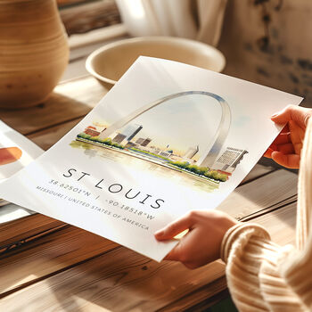 Missouri St. Louis Travel Destination Poster, 6 of 7