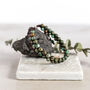 Men's African Turquoise Beaded Bracelet, thumbnail 1 of 4