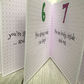 Personalised Aunt Birthday Book Card, 6 of 6