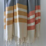 Personalised Natural Cotton Throw, Beach Towel, thumbnail 9 of 12