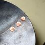 22nd Anniversary Iron And Copper Button Bowl. Hand Forged Artisan Gift, thumbnail 3 of 10