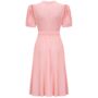 Nancy Dress In Blossom Pink Vintage 1940s Style, thumbnail 2 of 3