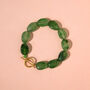 Chunky Green Beads Toggle Bracelet, thumbnail 1 of 3