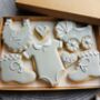 Personalised 'New Baby' Biscuit Letterbox Gift, thumbnail 1 of 4