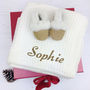 Sheepskin Slippers And Lambswool Christmas Eve Box, thumbnail 1 of 6
