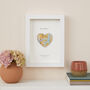 Custom Map 3D Heart Wedding Gift Wall Art, thumbnail 1 of 8