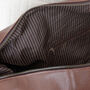 Monogrammed Vegan Leather Weekender Holdall, thumbnail 8 of 9