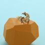 Thistle Detail Adjustable Ring, thumbnail 1 of 3